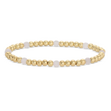 Fashion Plated Gold-Tone Stretch Bracelet(multiple colors available)