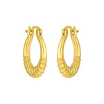 Gold Willow Hoops