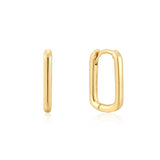 Gold Large Oval Huggies
