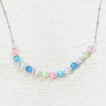 Fashion Rainbow Beaded Necklace