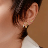 Gold Oval Huggies