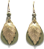 Silver Forest Leaf Earrings