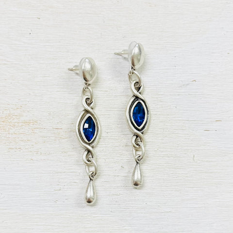 Fashion Blue Stone Earrings