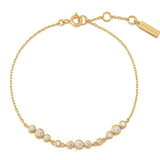 Ania Haie Gold Bezel Trios Bracelet
