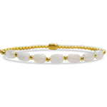 Isla Meet Me Halfway- White Cap Bracelet
