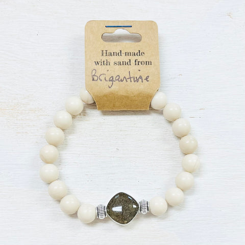 Brigantine, NJ Shore Line Sand Bracelet