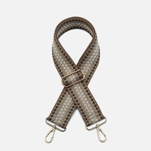 Multi Brown Dotted Guitar Strap