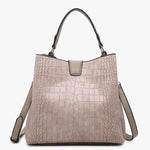 Tati Crocodile Beige Satchel