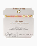 Girl Mom Morse Code Bracelet