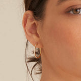 Gold Glam Hoop Earrings
