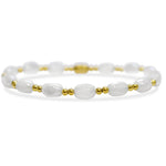 Isla All In- White Cap Bracelet