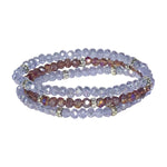 Kids Mini Crystal Bracelet - Lavender Mist