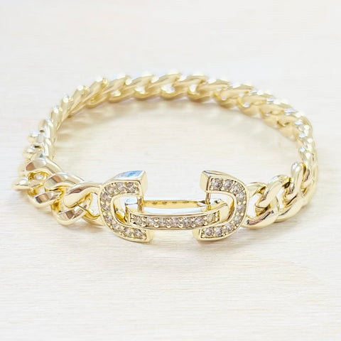 Fashion Gold Plated CZ Bracelet