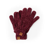 Beyond Soft Chenille Gloves - Wine