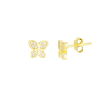 Gold Butterfly Studs