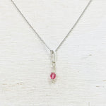 Sterling Silver Children’s Pink Necklace