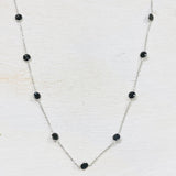 Sterling Silver Station Necklace