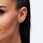 Blue Fancy Earrings