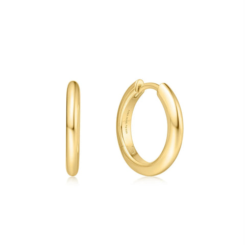 Gold Small Huggie Hoops