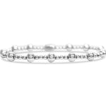 Isla Silver Ball Stretch Bracelet- 3&6mm