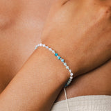 Moon and Sea 3mm Healing Bracelet