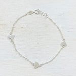 Sterling Silver Heart Bracelet