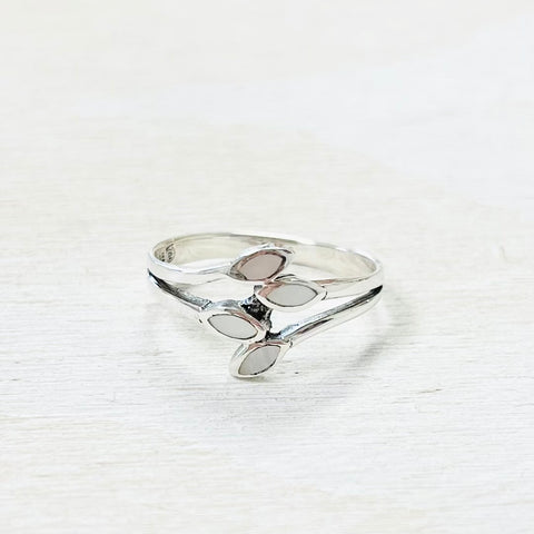 Sterling Silver Mother of Pearl Ring