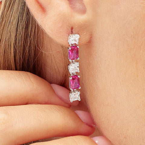 Ruby Fancy Earrings