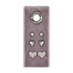 Set of 3 Plated Stud Earings