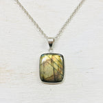 Fashion Square Stone Necklace