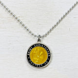 Large St. Christopher Get Back Surf Necklace