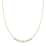 Gold Pavé Beaded Necklace