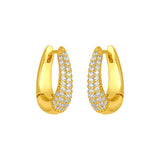 Gold Lana CZ Hoops