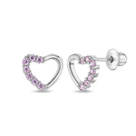 Sterling Silver Heart Earrings