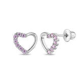 Sterling Silver Heart Earrings