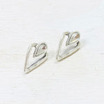 Fashion Clear Stone Triangle Studs