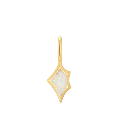 Gold Kyoto Opal Charm