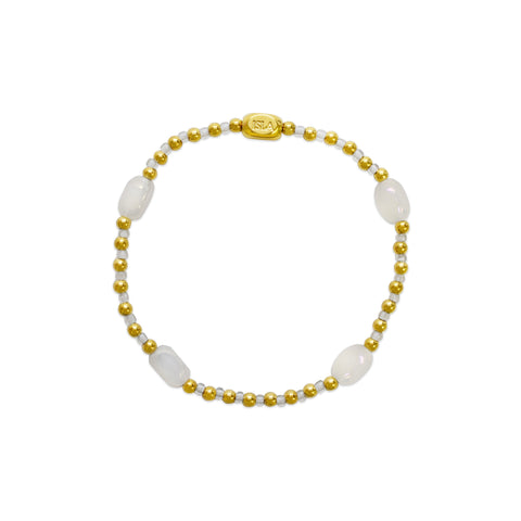 Isla Here, There & Everywhere- White Cap Bracelet