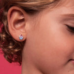 Sterling Silver Cupcake Earrings