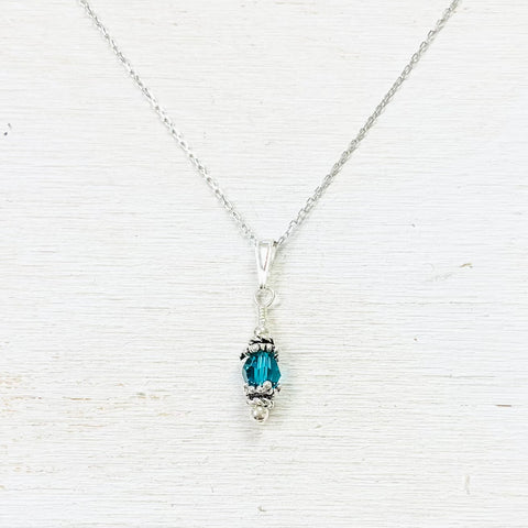 Sterling Silver December Necklace
