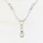 Fashion Clear Stone Y-Chain Necklace