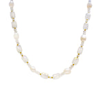 Isla Gold White Cap Necklace