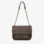Nola Suede Crossbody- Espresso