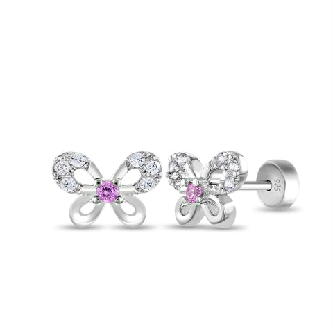 Sterling Silver Butterfly Earrings