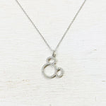 Sterling Silver Estate Mouse Necklace
