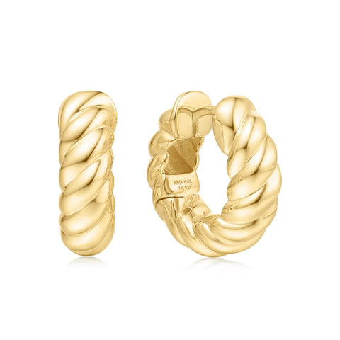 Gold Bold Texture Medium Huggies