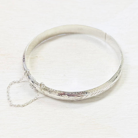 Sterling Silver Estate Bangle Bracelet