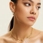 Silver Arrow Climber Stud Earrings