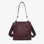 Penny Cherry Lacquer Bucket Bag
