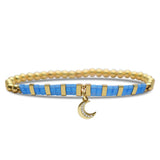 Moon Tila Beaded Bracelet